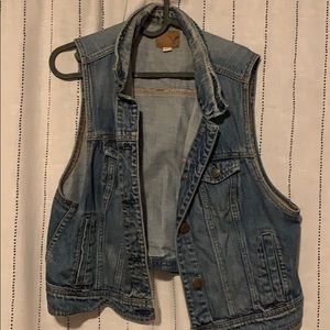 American Eagle Denim Vest